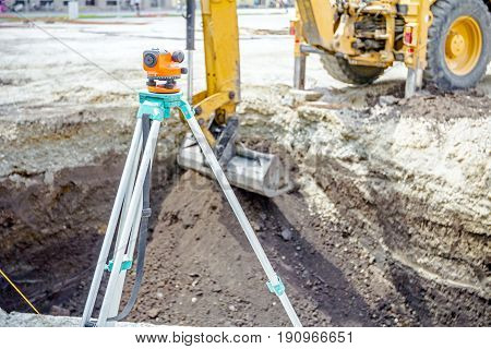 Surveyors ensure precise measurements before undertaking large construction projects.
