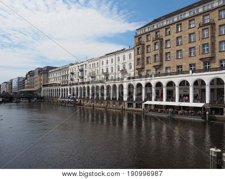 Kleine Alster In Hamburg