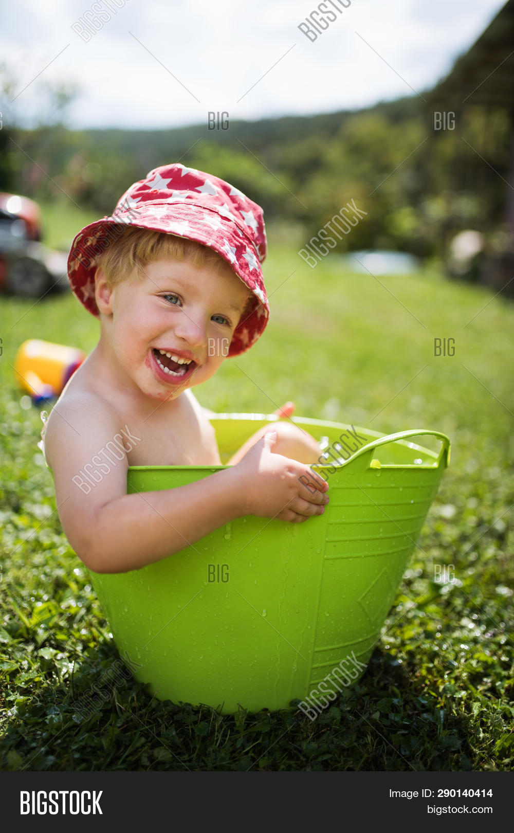 Small Boy Hat Bucket Image & Photo (Free Trial) Bigstock