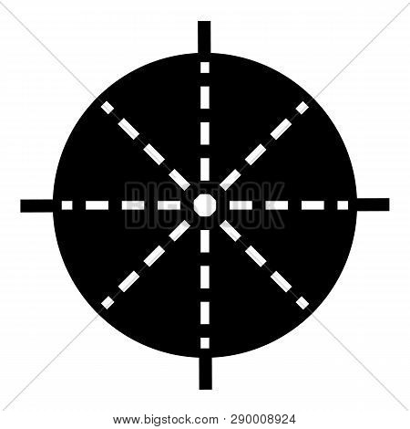 Periscope Aim Icon. Simple Illustration Of Periscope Aim Vector Icon For Web Design Isolated On Whit