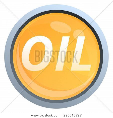 Circle Fish Oil Logo. Cartoon Of Circle Fish Oil Vector Logo For Web Design Isolated On White Backgr