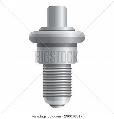 Car Spark Plug Icon. Cartoon Of Car Spark Plug Vector Icon For Web Design Isolated On White Backgrou