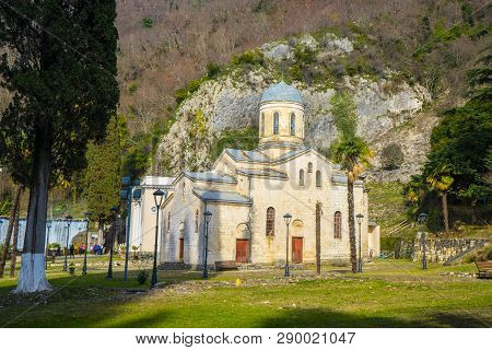 Temple Of St. Simon The Cananite In New Athos In Abkhazia
