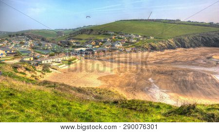 Challaborough Beach South Devon England Uk Near Burgh Island And Bigbury-on-sea On The South West Co