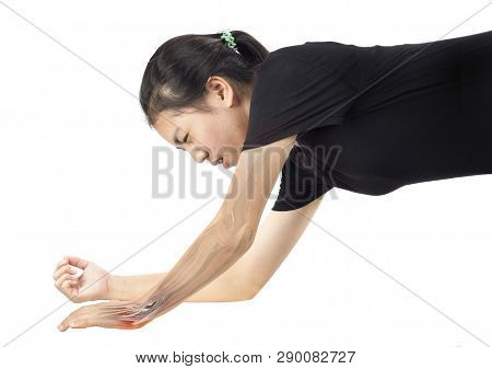 Wrist Muscle Pain White Background Wrist Pain