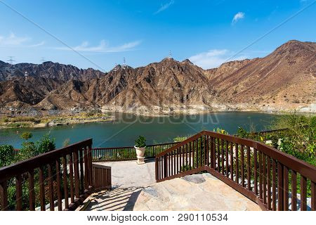 Al Rafisah Dam In City Of Khor Fakkan In The United Arab Emirates