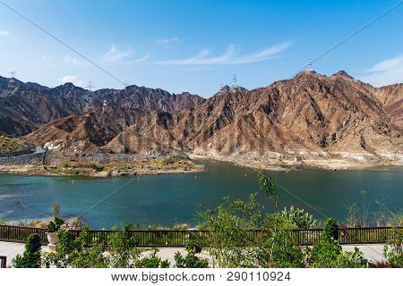 Al Rafisah Dam In City Of Khor Fakkan In The United Arab Emirates