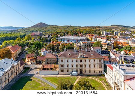 Aerial View Of Litomerice From Cathedral Bell Tower On Sunny Summer Day, Czech Republic