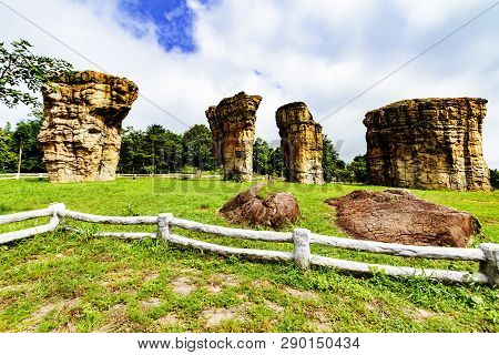 Mor Hin Khaow, Chaiyaphum Province Or The Stonehenge Of Thailand