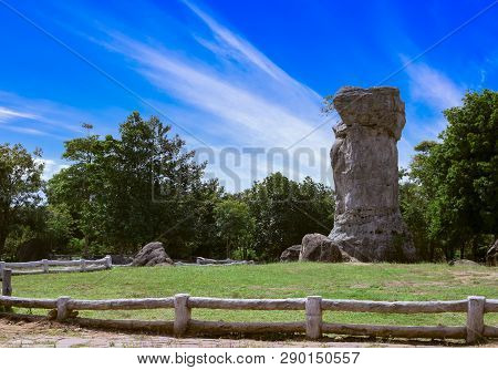 Mor Hin Khaow, Chaiyaphum Province Or The Stonehenge Of Thailand