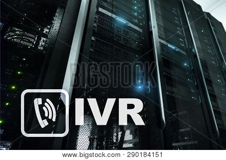 Ivr Interactive Voice Response. Call Center Business Concept.