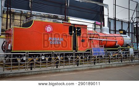 Purulia, West Bengal, India - March 4,2019: Heritage Purulia Queen Train, Manufactured In Paris, In 