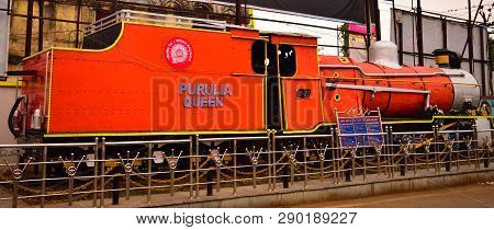 Purulia, West Bengal, India - March 4,2019: Heritage Purulia Queen Train, Manufactured In Paris, In 