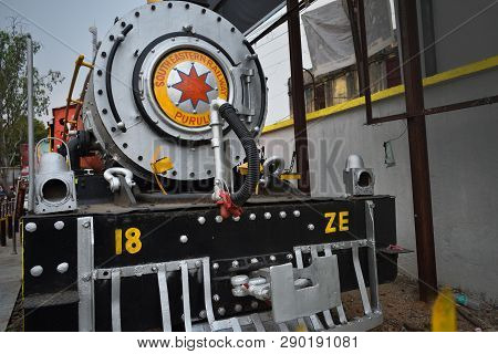 Purulia, West Bengal, India - March 4,2019: Heritage Purulia Queen Train, Manufactured In Paris, In 