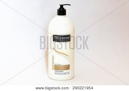 Montego Bay, Jamaica - March 15 2019: Tresemme Hair Conditioner For Dry Or Damaged Hair, Isolated On