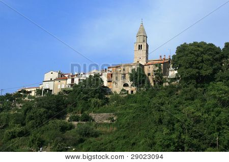 Vrbnik - město na ostrově Krk, Chorvatsko