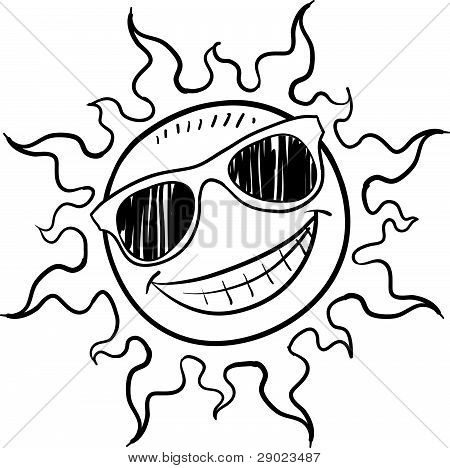 Leben in der Sonne-Skizze