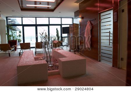 Modern spa ve sağlıklı yaşam alanı
