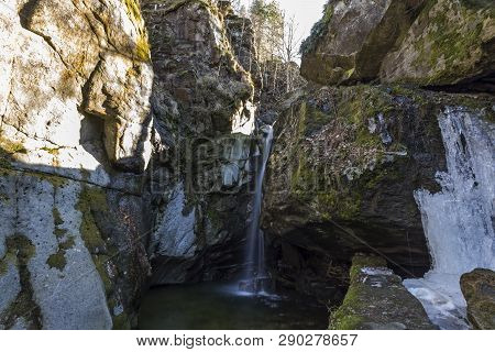 Amazing View Of Kostenets Waterfall, Rila Mountain, Bulgaria
