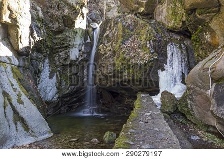 Amazing View Of Kostenets Waterfall, Rila Mountain, Bulgaria
