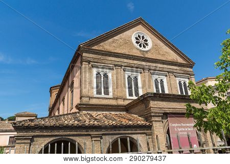 Rome, Italy - June 23, 2017: Complesso Monumentale S. Spirito In Saxia In City Of Rome, Italy
