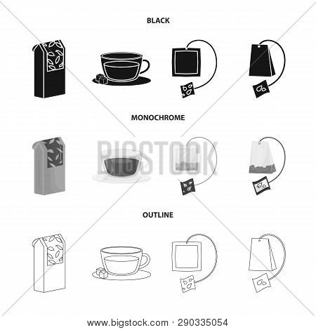 Vector Design Of Healthy And Floral  Symbol. Collection Of Healthy And Gradient Vector Icon For Stoc