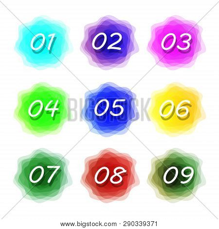 Numbers Set 矢量图和照片(免费试用) | Bigstock