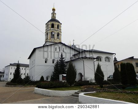 St. Pafnutyev Borovsky Monastery. Kaluga Region. Holy Place, Holiday, Easter, Spring, Bell, Chapel, 