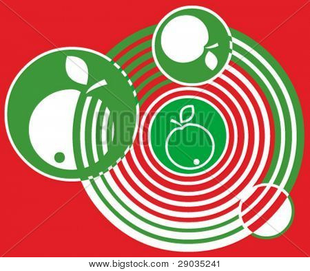 Apple e cerchi concentrici