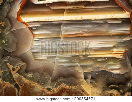 Beautiful Natural Agate Pattern. Nice Abstract Background.