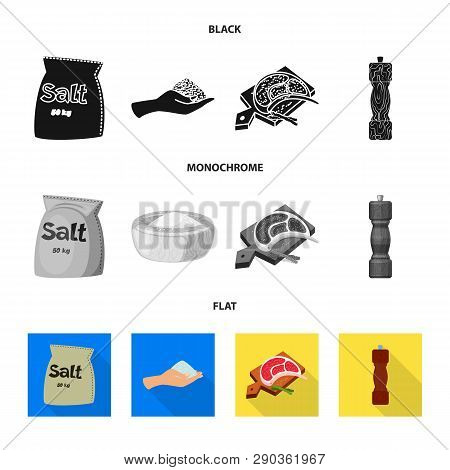 Vector Illustration Of Cooking And Sea Icon. Collection Of Cooking And Baking   Vector Icon For Stoc