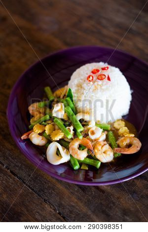 Seafood Mix With Vegetables