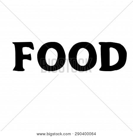Food Stamp On White Background. Sign, Label Sticker