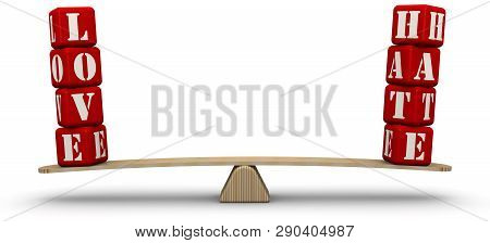 Hate Love. Words Hate Image & Photo (Free Trial) | Bigstock