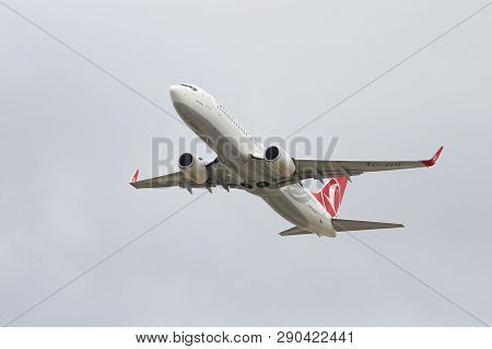 Airplane Takeoff From Airport