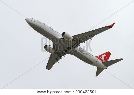 Airplane Takeoff From Airport