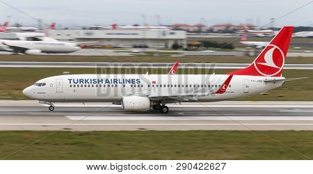 Airplane Takeoff From Airport