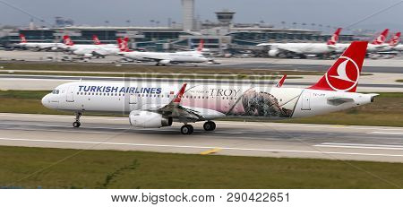 Airplane Takeoff From Airport