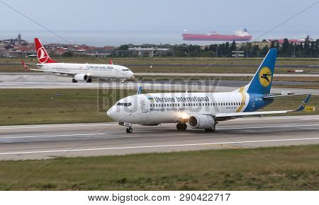 Airplane Takeoff From Airport