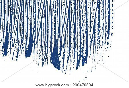 Grunge Texture. Distress Indigo Rough Trace. Elegant Background. Noise Dirty Grunge Texture. Resplen
