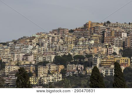 View Of Tivoli The Old Roman Tibur Town , Italy