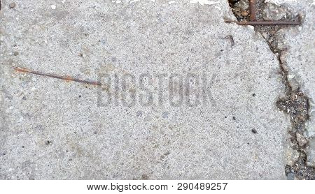 Cement Wall Texture. Concrete Background Gray Demage
