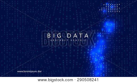 Big Data Background. Technology For Visualization, Artificial Intelligence, Deep Learning And Quantu
