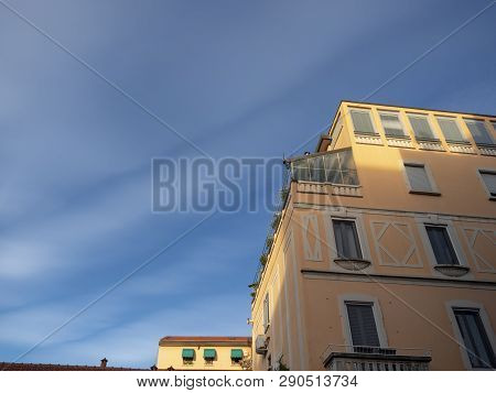 Milan, Lombardy, Italy: Exterior Of Typical Houses Along Via Piero Della Francesca