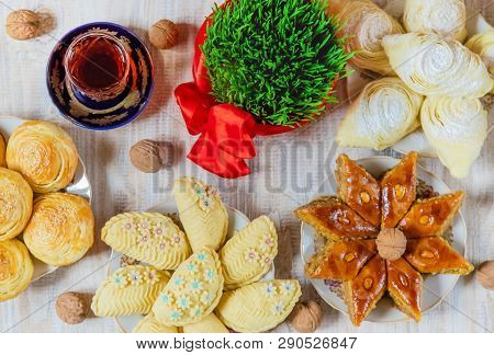 Novruz. Azerbaijani Traditions. New Year. Selective Focus.
