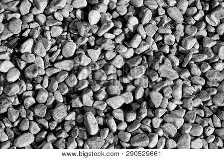 Scattered Breakstone Background Photo, White And Grey Colours Of Breakstone