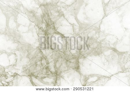 Gold Marbletexture Shot Through With Subtle White Veining (natural Pattern For Backdrop Or Backgroun