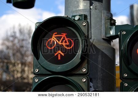 Trafic Light On The Streets Creative Image