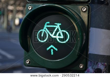 Trafic Light On The Streets Creative Image