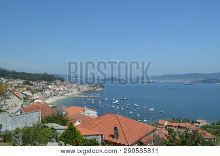 Beautiful Views Of The Town Of Raxo And The Beach Of Xiorto. Nature, Architecture, History. August 1